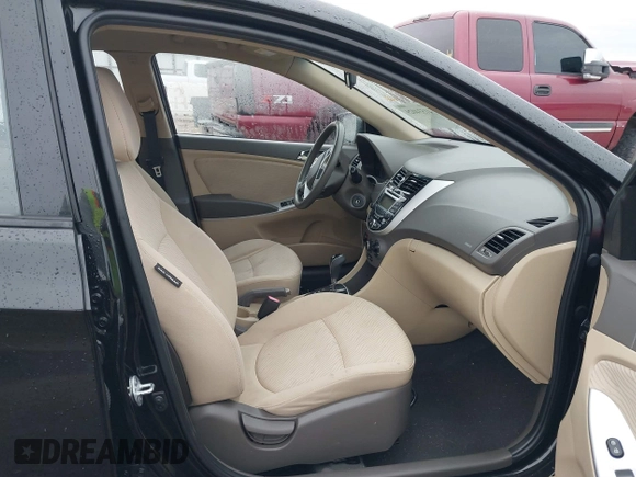2013 Hyundai Accent GLS with VIN KMHCU4AE9DU379870, listed as a IAAI auction lot 41534029 with 102,610 mi miles. Bid and sale history available at carsss.com. Image 5.