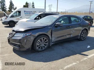 2015 Acura TLX Advance z VIN 19UUB2F79FA010350, wystawiony jako Copart lot #52215895 z przebiegiem 82 414 mil mil oraz Szkoda całkowita • Salvage title. Historia ofert i sprzedaży dostępna na DreamBid. Obrazek 1.