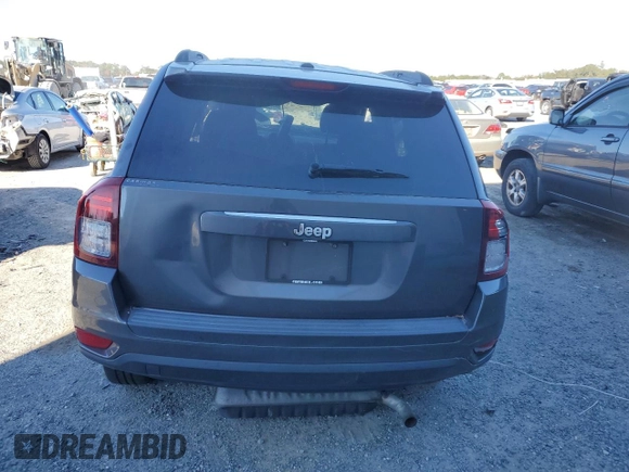 2016 Jeep Compass Sport with VIN 1C4NJCBB4GD765153, listed as a Copart auction lot 87743315 with 107,933 mi miles and Salvage title. Bid and sale history available at DreamBid. Image 6.