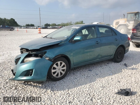 2010 Toyota Corolla with VIN 2T1BU4EEXAC381825, listed as a Copart auction lot 53634555 with 134,219 mi miles and Salvage Title. Bid and sale history available at carsss.com. Image 1.