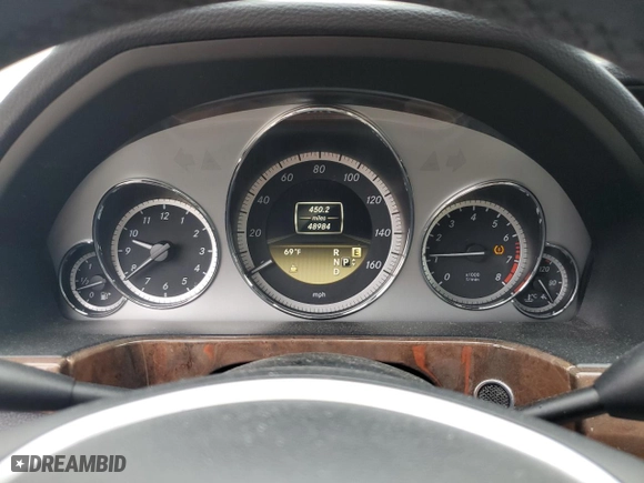 2012 Mercedes-Benz E-Class E 350 Luxury with VIN WDDHF5KB2CA649400, listed as a Copart auction lot 50071265 with 48,984 mi miles and Salvage Title. Bid and sale history available at carsss.com. Image 9.