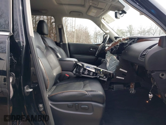 2020 Nissan Armada SL with VIN JN8AY2NC4LX519807, listed as a IAAI auction lot 41522194 with 108,532 mi miles. Bid and sale history available at carsss.com. Image 5.