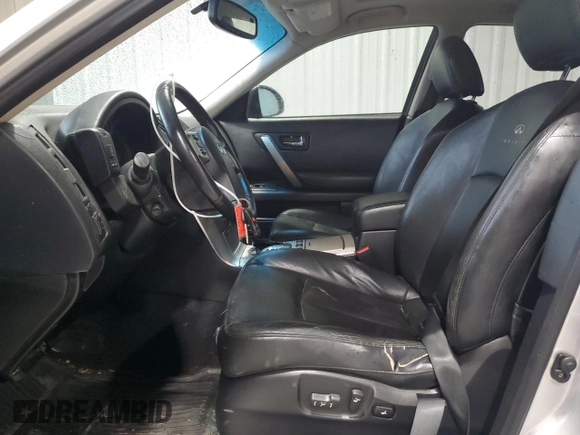 2006 Infiniti FX with VIN JNRAS08U76X101736, listed as a Copart auction lot 51005565 with 129,556 mi miles and Salvage Title. Bid and sale history available at DreamBid. Image 7.