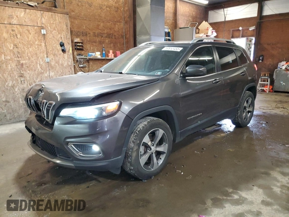 2019 Jeep Cherokee Limited with VIN 1C4PJMDX4KD430460, listed as a Copart auction lot 59853455 with 71,773 mi miles and Salvage title. Bid and sale history available at DreamBid. Image 1.