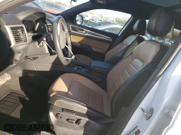 2022 Volkswagen Atlas SEL Premium R-Line with VIN 1V2FE2CA8NC218722, listed as a Copart auction lot 85142904 with 25,396 mi miles and Salvage title. Bid and sale history available at DreamBid. Image 7.