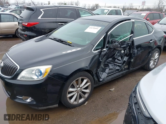2012 Buick Verano Leather Group with VIN 1G4PS5SKXC4149903, listed as a IAAI auction lot 41878501 with 1 mi miles. Bid and sale history available at carsss.com. Image 2.