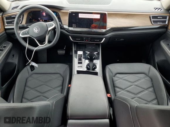 2025 Volkswagen Atlas SE z VIN 1V2WR2CA9SC507835, wystawiony jako Copart lot #59081875 z przebiegiem 11 456 mil mil oraz Czysty tytuł • Clean title. Historia ofert i sprzedaży dostępna na DreamBid. Obrazek 8.