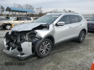 2016 Nissan Rogue SL with VIN 5N1AT2MV7GC834218, listed as a Copart auction lot 49042085 with 72,280 mi miles and Salvage Title. Bid and sale history available at DreamBid. Image 1.