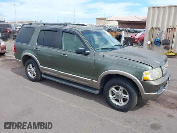 2002 Ford Explorer Eddie Bauer с VIN 1FMDU74E02ZB39477, выставлен на аукционе IAAI как лот 42583278 с пробегом Не указан миль и . История ставок и продаж доступна на DreamBid. Изображение 1.