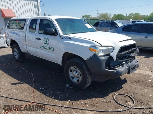 2018 Toyota Tacoma SR with VIN 5TFRX5GNXJX109804, listed as a IAAI auction lot 42055457 with 111,522 mi miles and . Bid and sale history available at DreamBid. Image 1.