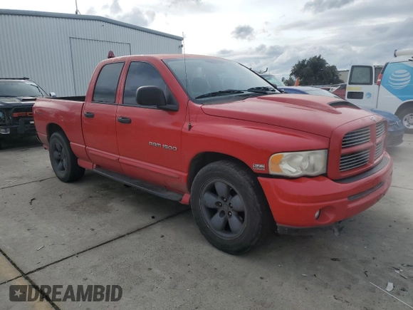 2004 Dodge 1500 SLT with VIN 1D7HA18D84J294069, listed as a Copart auction lot 43310285 with 129,897 mi miles and Salvage Title. Bid and sale history available at carsss.com. Image 4.