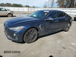 2019 Genesis G70 2.0T Advanced with VIN KMTG34LA4KU012313, listed as a Copart auction lot 47349625 with 158,507 mi miles and Salvage Title. Bid and sale history available at carsss.com. Image 1.