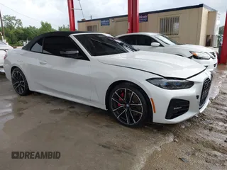 2024 BMW 4 Series 430i xDrive z VIN WBA43AT07RCR07959, wystawiony jako IAAI lot #42778206 z przebiegiem Nie podano mil oraz . Historia ofert i sprzedaży dostępna na DreamBid. Obrazek 1.