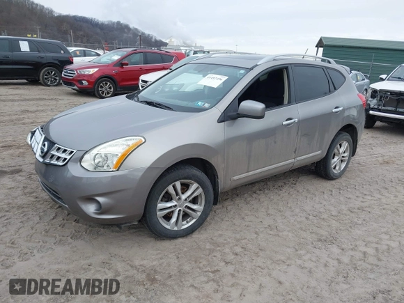 2012 Nissan Rogue SV with VIN JN8AS5MV8CW707354, listed as a IAAI auction lot 41497496 with 85,272 mi miles. Bid and sale history available at carsss.com. Image 2.