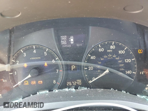 2010 Lexus RX 350 with VIN 2T2BK1BA1AC039732, listed as a Copart auction lot 55927935 with 267,240 mi miles and Clean Title. Bid and sale history available at carsss.com. Image 9.