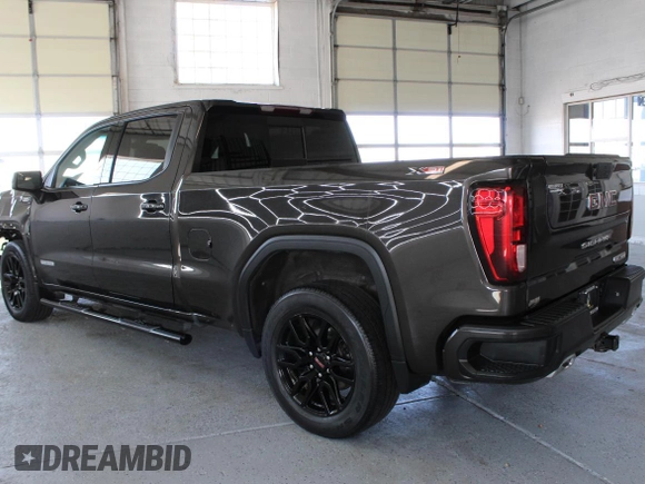 2021 GMC Sierra 1500 Elevation z VIN 1GTU9CET5MZ329337, wystawiony jako Copart lot #55118785 z przebiegiem 82 560 mil mil oraz Szkoda całkowita • Salvage title. Historia ofert i sprzedaży dostępna na DreamBid. Obrazek 4.