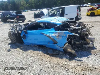 2023 Chevrolet Corvette 2LT with VIN 1G1YB2D4XP5132792, listed as a Copart auction lot 57857715 with Not provided miles and Salvage title. Bid and sale history available at DreamBid. Image 2.