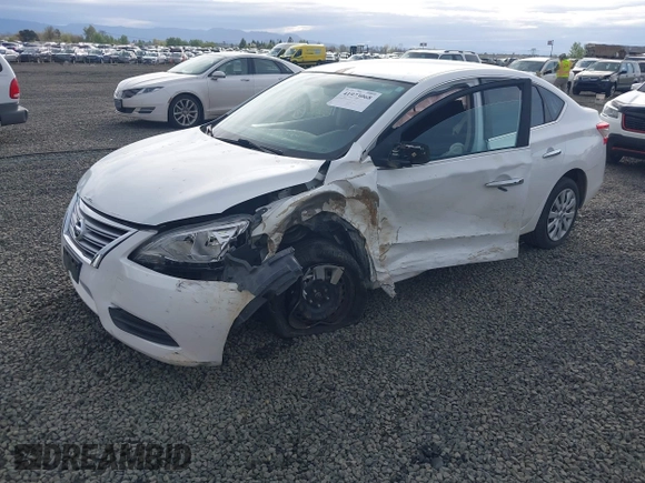 2015 Nissan Sentra SV with VIN 3N1AB7AP9FY339375, listed as a IAAI auction lot 41973068 with Not Provided miles and . Bid and sale history available at DreamBid. Image 2.