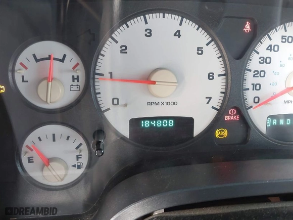 2003 Dodge Ram 1500 ST with VIN 1D7HA18D33S304662, listed as a IAAI auction lot 41577050 with 184,808 mi miles. Bid and sale history available at carsss.com. Image 15.