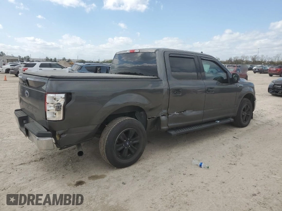 2019 Ford F-150 XL with VIN 1FTEW1C53KKD48805, listed as a Copart auction lot 48402225 with 88,343 mi miles and Salvage Title. Bid and sale history available at carsss.com. Image 3.