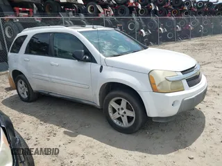 2005 Chevrolet Equinox LT with VIN 2CNDL63FX56161526, listed as a IAAI auction lot 42018267 with 246,991 mi miles. Bid and sale history available at carsss.com. Image 1.