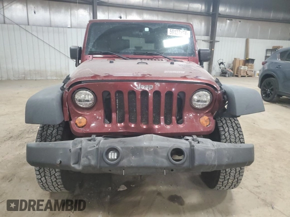 2008 Jeep Wrangler X with VIN 1J4FA24178L598825, listed as a Copart auction lot 59127274 with 189,899 mi miles and Salvage Title. Bid and sale history available at DreamBid. Image 5.
