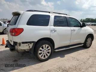 2010 Toyota Sequoia Platinum with VIN 5TDYY5G19AS025923, listed as a Copart auction lot 58679664 with 240,409 mi miles and Salvage Title. Bid and sale history available at carsss.com. Image 3.