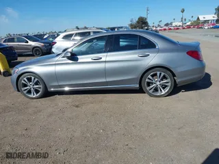 2015 Mercedes-Benz C-Class C 300 with VIN 55SWF4JB7FU049897, listed as a IAAI auction lot 41795671 with 137,194 mi miles. Bid and sale history available at carsss.com. Image 14.
