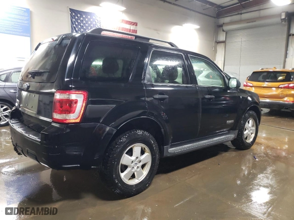 2008 Ford Escape XLT with VIN 1FMCU03168KB46761, listed as a Copart auction lot 49796935 with 91,545 mi miles and Salvage Title. Bid and sale history available at carsss.com. Image 3.