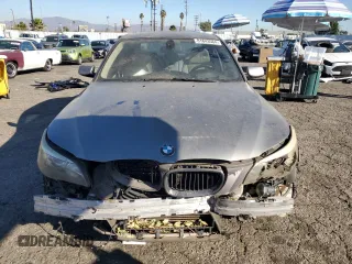2008 BMW 5 Series 535i with VIN WBANW13598CZ77596, listed as a Copart auction lot 53101605 with 272,078 mi miles and Salvage Title. Bid and sale history available at carsss.com. Image 5.