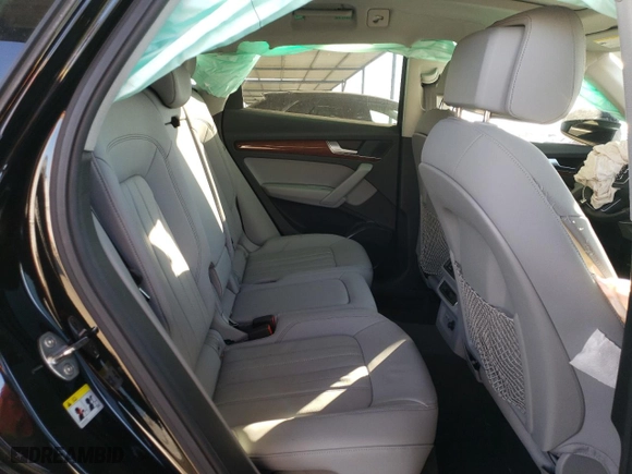 2022 Audi Q5 S line Premium with VIN WA1GAAFY7N2101217, listed as a Copart auction lot 43051235 with 28,886 mi miles and Salvage Title. Bid and sale history available at carsss.com. Image 10.
