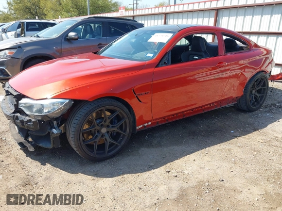 2015 BMW M4 with VIN WBS3R9C5XFK333441, listed as a IAAI auction lot 41774716 with 76,224 mi miles. Bid and sale history available at carsss.com. Image 18.