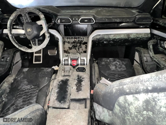 2019 Lamborghini Urus with VIN ZPBUA1ZL7KLA03750, listed as a Copart auction lot 75397654 with 0 mi miles and Salvage Title. Bid and sale history available at carsss.com. Image 8.