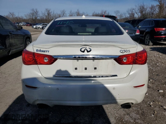 2017 Infiniti Q50 Sport z VIN JN1EV7AP8HM741578, wystawiony jako Copart lot #80983874 z przebiegiem 54 501 mil mil oraz Szkoda całkowita • Salvage title. Historia ofert i sprzedaży dostępna na DreamBid. Obrazek 6.