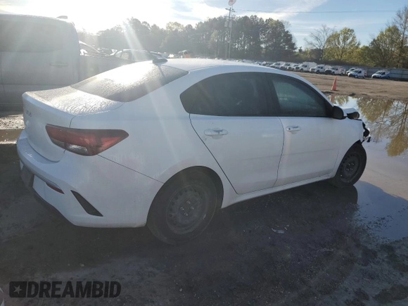 2022 Kia Rio LX with VIN 3KPA24AD3NE479603, listed as a Copart auction lot 49273645 with 67,286 mi miles and Salvage Title. Bid and sale history available at DreamBid. Image 3.
