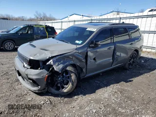 2021 Dodge Durango GT Plus with VIN 1C4RDJDG5MC578432, listed as a Copart auction lot 49166975 with 44,976 mi miles and Salvage Title. Bid and sale history available at carsss.com. Image 1.