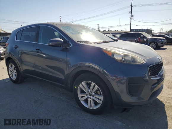 2018 Kia Sportage LX with VIN KNDPM3AC9J7321380, listed as a Copart auction lot 46632385 with 120,185 mi miles and Salvage Title. Bid and sale history available at carsss.com. Image 4.