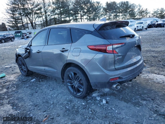 2023 Acura RDX w/A-Spec Package with VIN 5J8TC2H67PL023536, listed as a Copart auction lot 87268614 with 19,972 mi miles and Salvage Title. Bid and sale history available at carsss.com. Image 2.