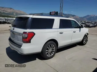 2018 Ford Expedition Max Limited with VIN 1FMJK2AT8JEA16174, listed as a Copart auction lot 58076105 with 151,165 mi miles and Salvage title. Bid and sale history available at DreamBid. Image 3.