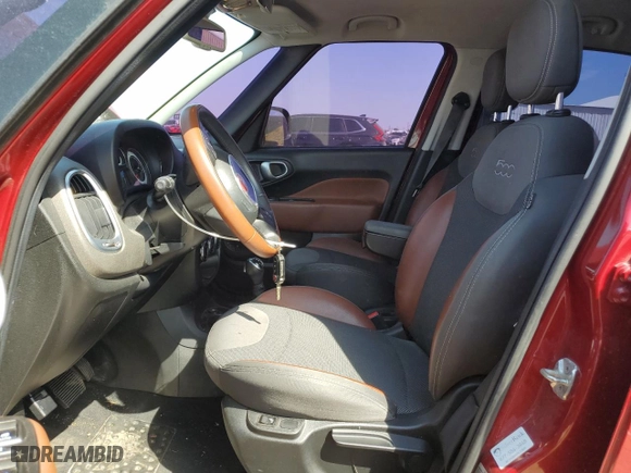 2015 FIAT 500L Urbana Trekking with VIN ZFBCFADH1FZ032769, listed as a Copart auction lot 69686214 with 135,539 mi miles and Salvage Title. Bid and sale history available at carsss.com. Image 7.