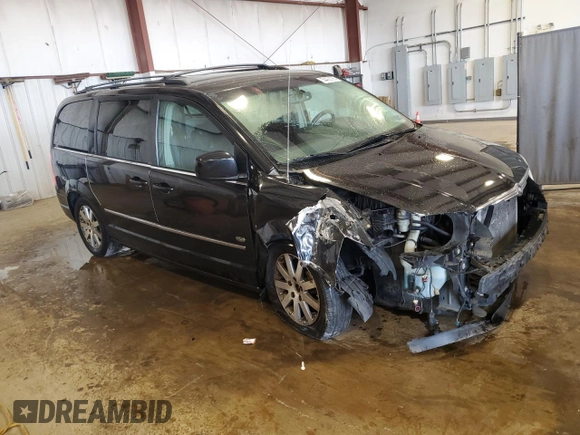 2009 Chrysler Town & Country Touring with VIN 2A8HR54179R647290, listed as a Copart auction lot 54488785 with 223,756 mi miles and Salvage Title. Bid and sale history available at DreamBid. Image 4.