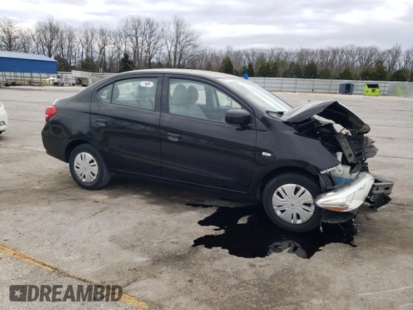 2020 Mitsubishi Mirage ES with VIN ML32F3FJ9LHF12652, listed as a Copart auction lot 53478045 with 64,844 mi miles and Salvage title. Bid and sale history available at DreamBid. Image 4.