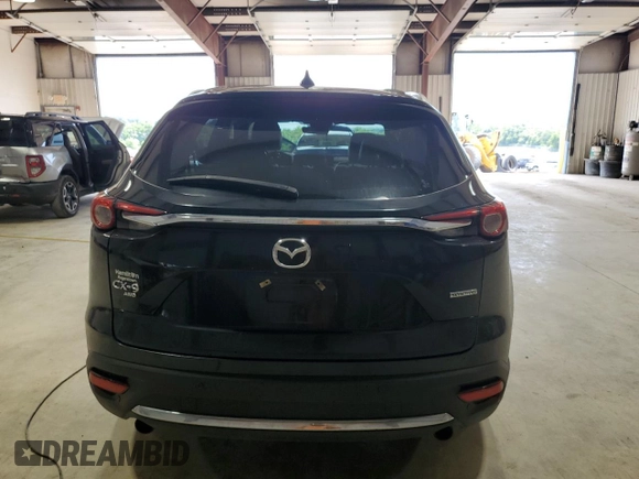 2021 Mazda CX-9 Carbon Edition with VIN JM3TCBDY7M0516272, listed as a Copart auction lot 62078735 with 81,424 mi miles and Salvage title. Bid and sale history available at DreamBid. Image 6.