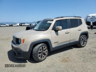 2015 Jeep Renegade Latitude with VIN ZACCJABT3FPB97255, listed as a Copart auction lot 51946045 with 49,645 mi miles and Salvage Title. Bid and sale history available at carsss.com. Image 1.