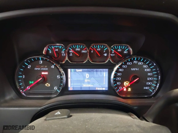 2014 Chevrolet Silverado 1500 LTZ with VIN 3GCUKSEC3EG241015, listed as a IAAI auction lot 41443514 with 193,329 mi miles. Bid and sale history available at carsss.com. Image 7.