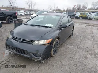 2008 Honda Civic Cpe LX with VIN 2HGFG11668H550200, listed as a IAAI auction lot 42009260 with 179,896 mi miles. Bid and sale history available at carsss.com. Image 2.