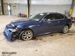 2020 Alfa Romeo Giulia Ti Sport with VIN ZARFANBN9L7626533, listed as a Copart auction lot 49007385 with 20,435 mi miles and Salvage Title. Bid and sale history available at carsss.com. Image 1.