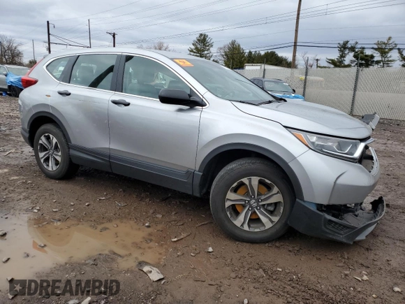 2017 Honda CR-V LX with VIN 2HKRW6H3XHH216265, listed as a Copart auction lot 47952975 with 19,349 mi miles and Salvage Title. Bid and sale history available at carsss.com. Image 4.