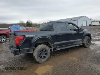 2024 Ford F-150 STX with VIN 1FTEW2LP1RFB39332, listed as a Copart auction lot 51200975 with 7,684 mi miles and Salvage Title. Bid and sale history available at carsss.com. Image 3.