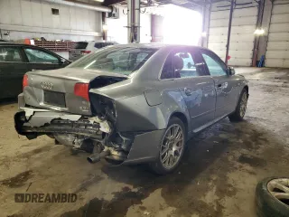 2008 Audi A4 2.0T with VIN WAUDF78E38A066506, listed as a Copart auction lot 46342365 with 185,002 mi miles and Salvage title. Bid and sale history available at DreamBid. Image 3.
